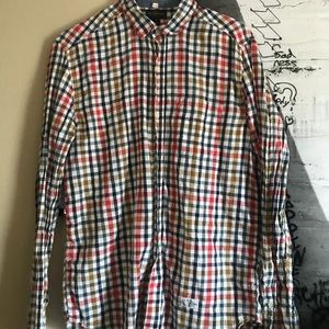 UO Plaid Button Up S